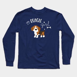 Beagle Girl Long Sleeve T-Shirt